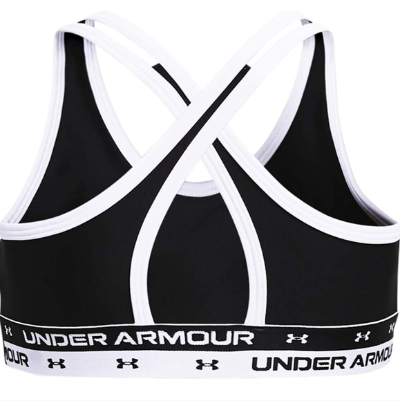 Under Armour Girls' Crossback Solid Bra - Picture 2 of 6
